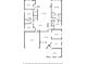 Detailed floor plan of a 4-bedroom, 3-bathroom house at 219 Blue Cypress Dr, Groveland, FL 34736