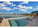 Stunning pool and lake view at 219 Blue Cypress Dr, Groveland, FL 34736