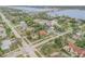 Aerial view showcasing home's location near water at 220 Riverview Blvd, Daytona Beach, FL 32118