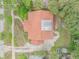 Bird's-eye view of the house and surrounding neighborhood at 220 Riverview Blvd, Daytona Beach, FL 32118