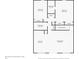 Detailed second-floor plan featuring bedrooms, bathrooms, kitchen, and a spacious living room layout at 6912 S Atlantic Ave, New Smyrna Beach, FL 32169