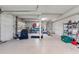 Spacious garage with ample storage shelving and room for vehicles at 6912 S Atlantic Ave, New Smyrna Beach, FL 32169