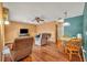 Small dining area with wood table and chairs at 817 W 9Th St, Deltona, FL 32725