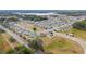 Aerial close-up view of a house and its backyard at 887 Panical Dr, Apopka, FL 32703