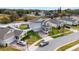 Aerial view of the house and surrounding neighborhood at 887 Panical Dr, Apopka, FL 32703