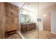 Elegant bathroom with a glass-enclosed shower at 14310 Shocklach Dr, Winter Garden, FL 34787