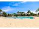 Fun splash pad for with palm tree design at 14493 Swanley St, Orlando, FL 32832