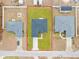 Aerial view showing the house and surrounding area at 16895 Sw 50Th Cir, Ocala, FL 34473