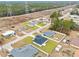 Aerial showcasing a house and surrounding homes at 16895 Sw 50Th Cir, Ocala, FL 34473