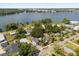 Waterfront neighborhood featuring cozy homes near the bay with lush green trees surrounding the property at 1875 Staunton Ave, Winter Park, FL 32789