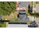 Aerial view of home with large backyard and new gray roof at 1875 Staunton Ave, Winter Park, FL 32789
