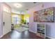 Inviting foyer with a view of the living room, stylish decor, and hardwood floors at 2132 Darlin Cir, Orlando, FL 32820