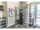 Fitness center features weight machine and free weights at 2132 Darlin Cir, Orlando, FL 32820
