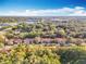 Aerial image of townhouses, highlighting their red tile roofs and lush green surroundings at 2244 N Wekiva Village Ln, Apopka, FL 32703