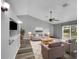 Spacious living room featuring a neutral color palette and plenty of natural light at 3201 S Dorchester Dr, Deltona, FL 32738