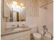 Bathroom with granite countertop, toilet and bathtub at 3817 Bainbridge Ave, Orlando, FL 32839