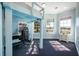 Bedroom with a built-in loft bed and a view at 4230 Rex Dr, Winter Garden, FL 34787
