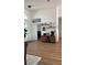 Entryway with rustic wooden cabinet and flooring at 4726 Combahee Ln, Orlando, FL 32837