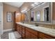 Bathroom with double vanity and granite countertop at 5251 Carson St, St Cloud, FL 34771