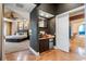 Convenient bathroom with a mini-fridge and snacks at 5251 Carson St, St Cloud, FL 34771