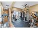 Home gym with various workout equipment and a sauna at 5251 Carson St, St Cloud, FL 34771