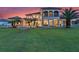 Luxury home with a large backyard at sunset at 5251 Carson St, St Cloud, FL 34771