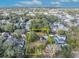 Aerial view of a residential lot near downtown Winter Park at 747 Mcintyre Ave, Winter Park, FL 32789