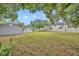 Spacious backyard with mature trees and privacy at 747 Mcintyre Ave, Winter Park, FL 32789