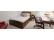 Bedroom with a twin-size bed and a home office at 7518 Sw 77Th Ave, Ocala, FL 34481