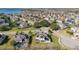 Aerial view of a luxury home community with lake access at 14039 Hampshire Bay Cir, Winter Garden, FL 34787