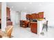 Spacious kitchen with island, stainless steel appliances, and ample cabinetry at 14039 Hampshire Bay Cir, Winter Garden, FL 34787