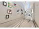 Hallway with artwork and unique flooring at 150 E Robinson St # 2908, Orlando, FL 32801