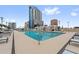 Relaxing rooftop pool with city views at 150 E Robinson St # 2908, Orlando, FL 32801