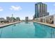 Enjoy the refreshing rooftop pool and city views at 150 E Robinson St # 2908, Orlando, FL 32801