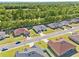 Aerial view of a house and surrounding community at 162 Nw 42Nd Pl, Ocala, FL 34475