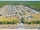 Wide aerial view of a residential community at 162 Nw 42Nd Pl, Ocala, FL 34475