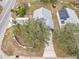 Aerial view showing house, yard and driveway at 164 Brad Cir, Winter Haven, FL 33880