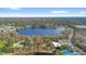 Stunning aerial view of the lake and surrounding community at 180 Hill St # 180, Casselberry, FL 32707