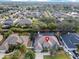 Aerial view showcasing home's location in a residential area at 2077 Wembley Pl, Oviedo, FL 32765