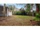 Large backyard with natural landscaping at 2397 River Tree Cir, Sanford, FL 32771
