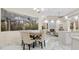 Kitchen dining area with a round table and view of the Gathering room at 2397 River Tree Cir, Sanford, FL 32771