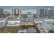 Aerial showing location of property near beach and high-rises at 3724 S Atlantic Ave # 20, Daytona Beach, FL 32118