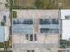 Direct overhead view of two-unit building and parking at 3724 S Atlantic Ave # 20, Daytona Beach, FL 32118
