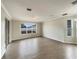 Bright dining room with wood-look tile flooring at 4047 Sw 51St Ct, Ocala, FL 34474