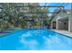 Sparkling screened pool with a spacious patio at 4938 Raylene Way, St Cloud, FL 34771