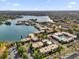 Wide aerial view of the lakefront community at 526 Orange Dr # 37, Altamonte Springs, FL 32701