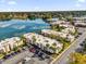 Aerial view of community near a lake at 526 Orange Dr # 37, Altamonte Springs, FL 32701