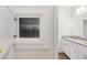 Convenient bathroom linen closet next to vanity at 936 Jetway Street, Orange City, FL 32763