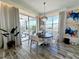 Elegant dining room with modern table and chairs at 16750 Toccoa Row, Winter Garden, FL 34787