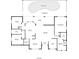 Detailed floor plan showcasing the layout of the 2,110 square foot home, highlighting the bedroom, bath, and kitchen areas at 17901 Coralwood Ln, Groveland, FL 34736